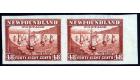 SG228ca. 1938 48c Red-brown 'Imperforate Pair'. Brilliant fresh
