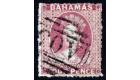 SG5. 1861 4d Dull rose. Superb fine used...