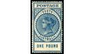 SG292a. 1904 £1 Blue. Superb fresh mint...