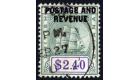 SG251. 1905 $2.40 Green and violet. Brilliant fine well centred
