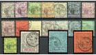 SG138-155. 1900 Set of 18. Very fine used...
