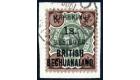 SG11. 1900 1s on 4d Green and purple-brown. Superb fine used on 