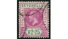 SG81a. 1913 2r.25 Deep magenta and green. Split 'A'. Very fine u