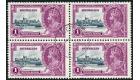 SG131a. 1935 1r Slate and purple. 'Extra Flagstaff'. Brilliant f