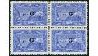 SG O192. 1951 $1 Ultramarine. Superb fresh perfectly centred min