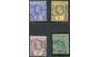 SG64-70. 1908 Set of 4. Very fine used...
