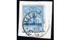 SG17. 1900 1d Pale blue/blue. Superb fine used on piece..