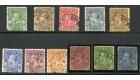 SG176-186. 1928 Set of 11. Superb fine used...