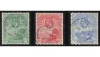 SG89-91. 1922 Set of 3. Superb used...