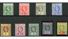 SG69-77. 1913 Set of 9. Very fine used...