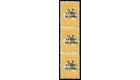 SG92. 1915 5/- Grey and yellow. Superb fresh vertical strip of 3