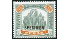 SG80s. 1899 $25 Green and orange 'SPECIMEN'. Brilliant U/M mint.