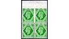 SG471a. 1939 7d Emerald-green 'Imperforate three sides. Choice b