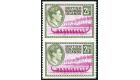 SG64a. 1939 2 1/2d Magenta and sage-green. 'Imperforate Between'