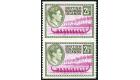 SG64a. 1939 2 1/2d Magenta and sage-green. 'Imperforate Between'