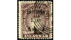 SG39b. 1895 4 1/2a Brown-purple. Superb fine used...