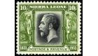 SG179. 1933 10/- Black and sage-green. Brilliant fresh well cent