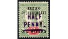 SG9. 1893 1/2d on 2d Grey-green and carmine. Superb fresh mint..