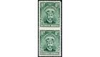 SG1b. 1924 1/2d Blue-green. 'Imperforate Between, Vertical Pair'