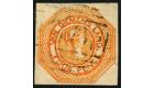 SG12. 1854 4d Yellowish-orange. Superb fine used...