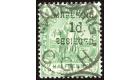 SG2. 1900 1d on 1/2d Green. Very fine used...