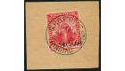 SG O9c. 1909 1d Rose-red. 'OFFICIAL'. 'Overprint Inverted'. Supe