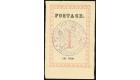 SG14a. 1886 1d Rose. 'Violet Handstamp'. Superb fresh mint with 