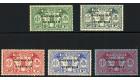 SG D1s-D5s. 1925 Set of 5 'SPECIMEN'. Superb fresh mint...