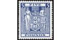 SG F168. 1931 £5 Indigo-blue. Brilliant fresh U/M mint...