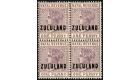 SG F1 1891 1d Dull mauve Brilliant fresh U/M mint block of 4...