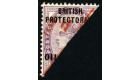SG7c. 1893 1/2d on half 1d Lilac. Straight top to'1' in '1/2'. V