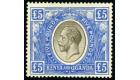 SG99. 1922 £5 Black and blue. Superb fresh mint with beautiful.