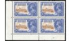 SG113a. 1935 3d Brown and deep blue. 'Extra Flagstaff'. Very fin