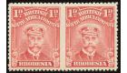 SG193a. 1913 1d Red. 'Horizontal Pair, Imperforate Between'. Ver