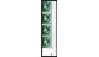 SG227a. 1936 5c on 1/2d Green Bar through 'POSTAGE'. Brilliant U