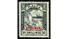 SG96s. 1919 10/- Black 'SPECIMEN'. Brilliant fresh mint...