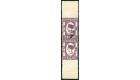 SG34f. 1891 6c on 8c Deep violet. 'Pair, one without surcharge, 