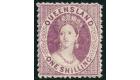 SG73. 1874 1/- Mauve. Very fine fresh mint...