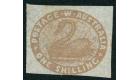 SG4c. 1855 1/- Pale brown. Very fine fresh unused...