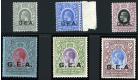SG63-68. 1921 Set of 6. Choice brilliant fresh mint...