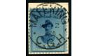 SG19. 1900 3d Pale blue/blue. Superb fine used on small piece...