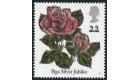 SG1568b. 1991 22p Roses. 'Black Printed Double'. U/M mint...
