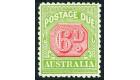 SG D110. 1936 6d Carmine and yellow-green. Superb fresh well cen