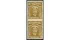 SG198b. 1917 1 1/2d Bistre-brown. '"Imperforate Between, Vertica