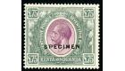SG104s. 1925 £75 Purple and grey 'SPECIMEN'. Brilliant fresh U/