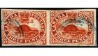 SG18b. 1857 3d Red 'Major re-entry'. Choice superb fine used in 