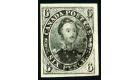 SG10. 1852 6d Greenish grey. Very fine used with lovely sharp im