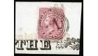 SG17. 1857 1/2d Deep rose. Superb fine used with beautiful colou