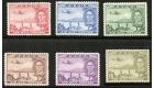 SG163-168 1939 Set of 6. Brilliant fresh U/M mint...
