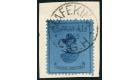 SG21 Variety. 1900 3d Pale blue/blue. 'Cracked Plate'. Brilliant